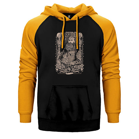 Mastodon Çift Renk Reglan Kol Sweatshirt / Hoodie