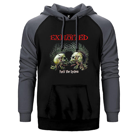 The Exploited Çift Renk Reglan Kol Sweatshirt / Hoodie