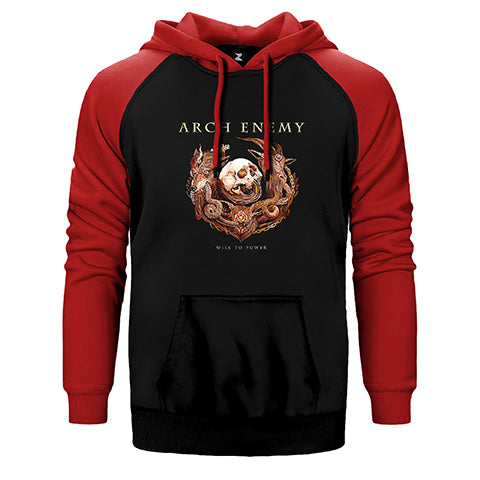 Arch Enemy Will To Power Çift Renk Reglan Kol Sweatshirt / Hoodie