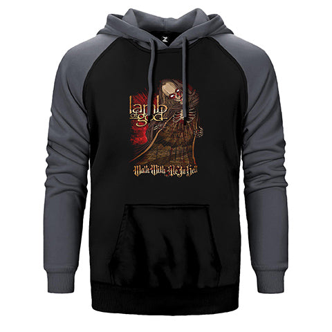Lamb Of God Çift Renk Reglan Kol Sweatshirt / Hoodie