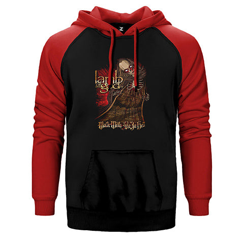 Lamb Of God Çift Renk Reglan Kol Sweatshirt / Hoodie