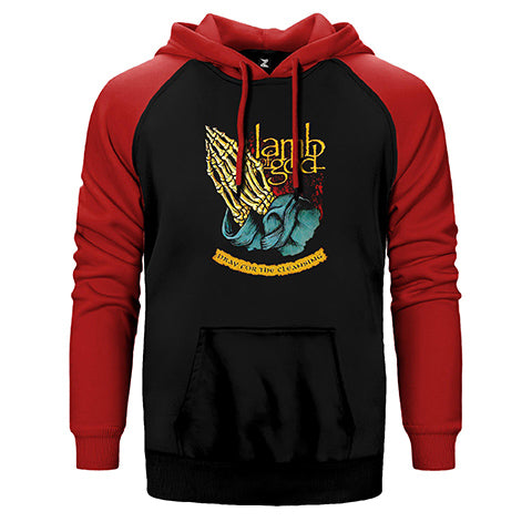Lamb Of God Dray For The Cleansing Çift Renk Reglan Kol Sweatshirt / Hoodie