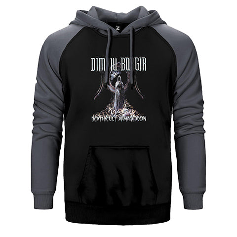 Dimmu Borgir Death Cult Armageddon Çift Renk Reglan Kol Sweatshirt / Hoodie