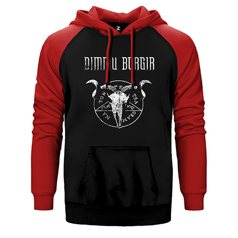 Dimmu Borgir Graphic Çift Renk Reglan Kol Sweatshirt / Hoodie