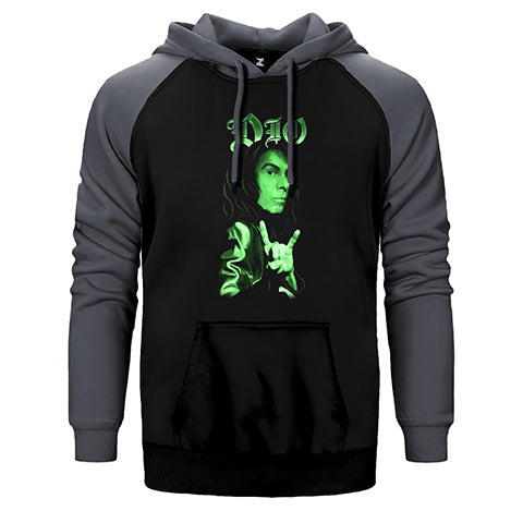 Dio Face Çift Renk Reglan Kol Sweatshirt / Hoodie