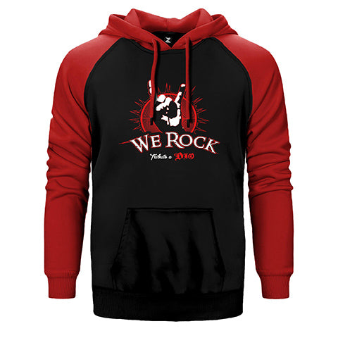 Dio We Rock Çift Renk Reglan Kol Sweatshirt / Hoodie