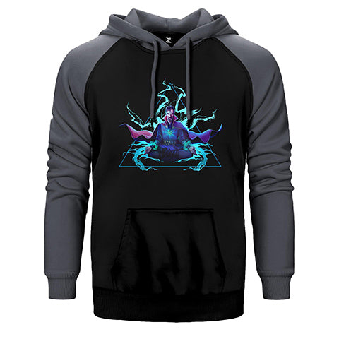 Dr. Strange Power Çift Renk Reglan Kol Sweatshirt / Hoodie
