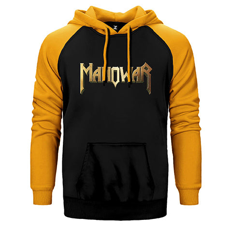 Manowar Gold Çift Renk Reglan Kol Sweatshirt / Hoodie