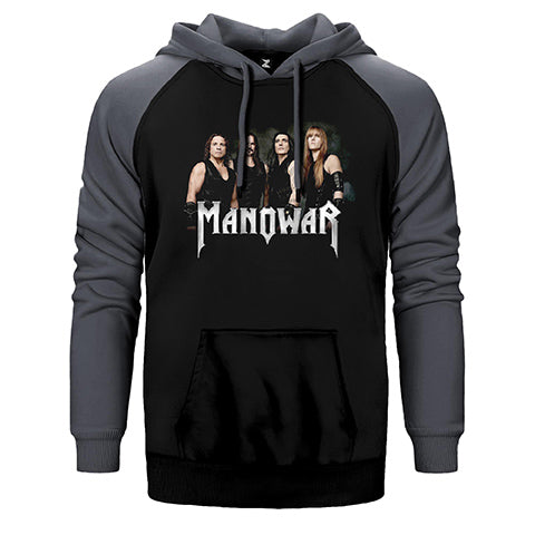 Manowar Group Çift Renk Reglan Kol Sweatshirt / Hoodie