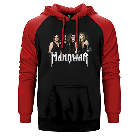 Manowar Group Çift Renk Reglan Kol Sweatshirt / Hoodie