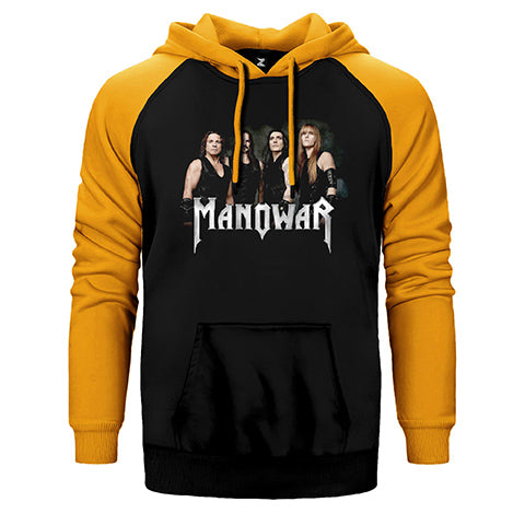 Manowar Group Çift Renk Reglan Kol Sweatshirt / Hoodie