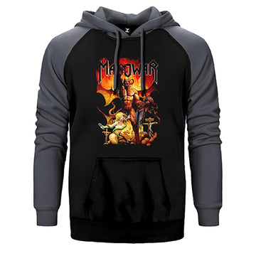 Manowar Hoev Çift Renk Reglan Kol Sweatshirt / Hoodie