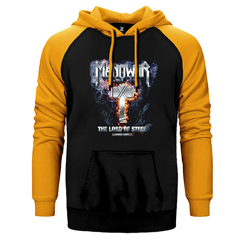 Manowar The Lord of Steel Çift Renk Reglan Kol Sweatshirt / Hoodie