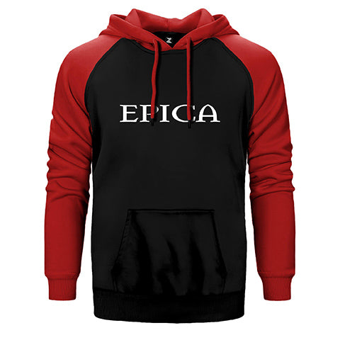 Epica Logo Çift Renk Reglan Kol Sweatshirt / Hoodie