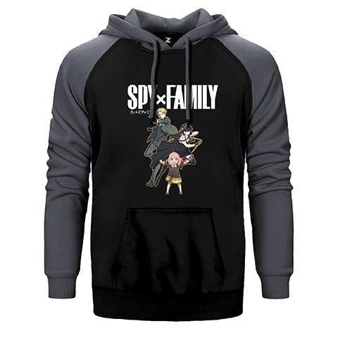 Spy × Family Çift Renk Reglan Kol Sweatshirt / Hoodie