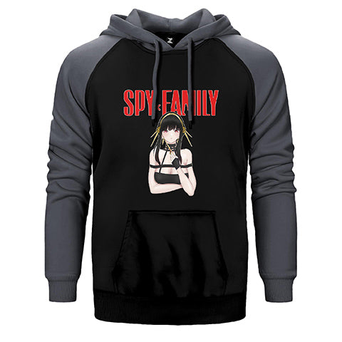 Spy x Family Yor Forger Çift Renk Reglan Kol Sweatshirt / Hoodie