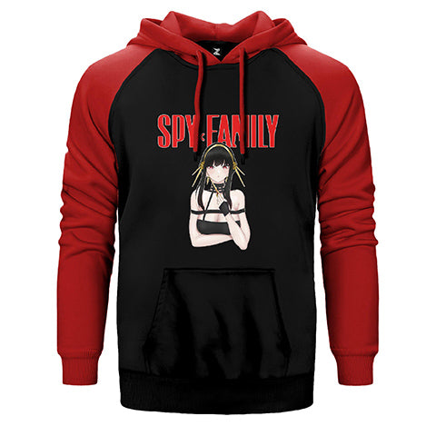 Spy x Family Yor Forger Çift Renk Reglan Kol Sweatshirt / Hoodie