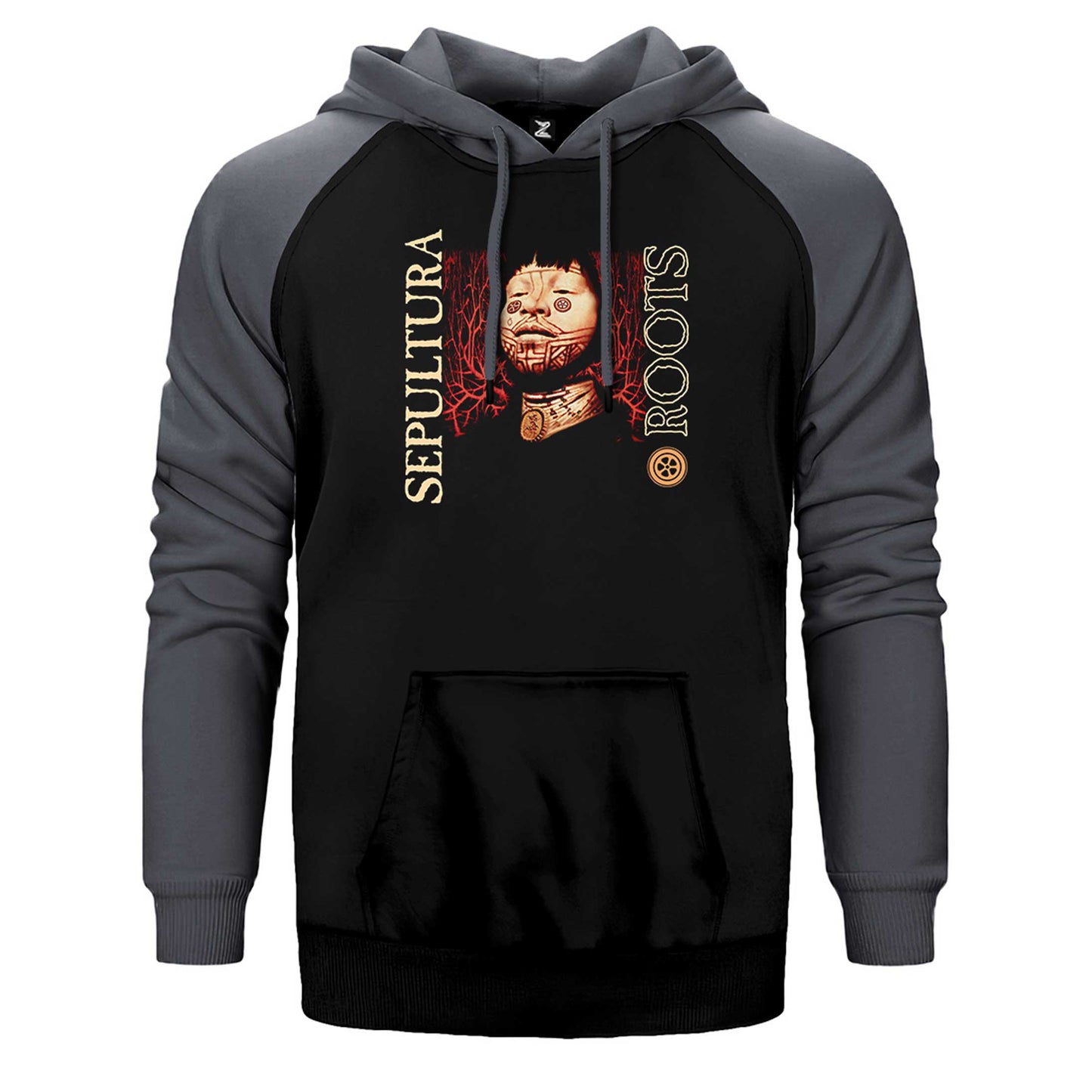 Sepultura Roots Çift Renk Reglan Kol Sweatshirt / Hoodie