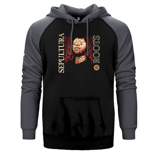 Sepultura Roots Çift Renk Reglan Kol Sweatshirt / Hoodie