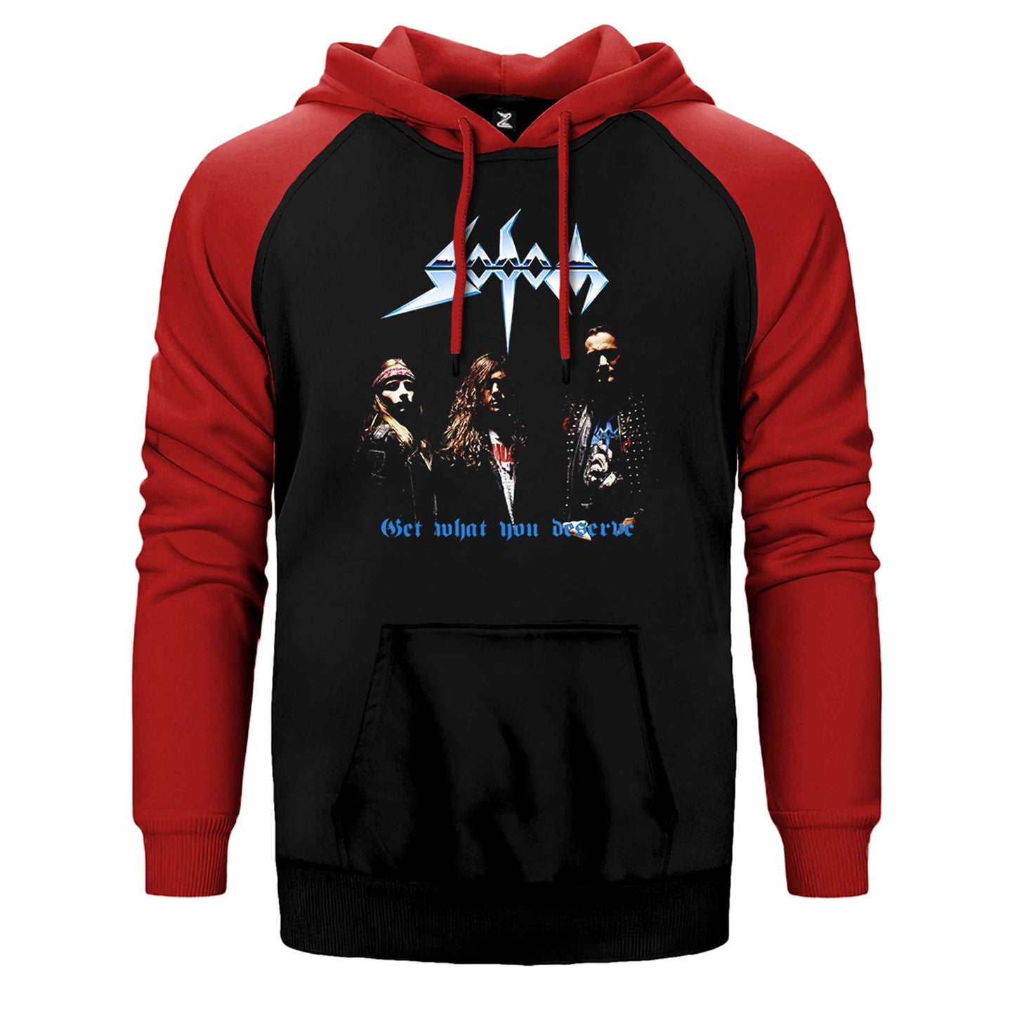 Sodom Get What You Deserve Çift Renk Reglan Kol Sweatshirt / Hoodie