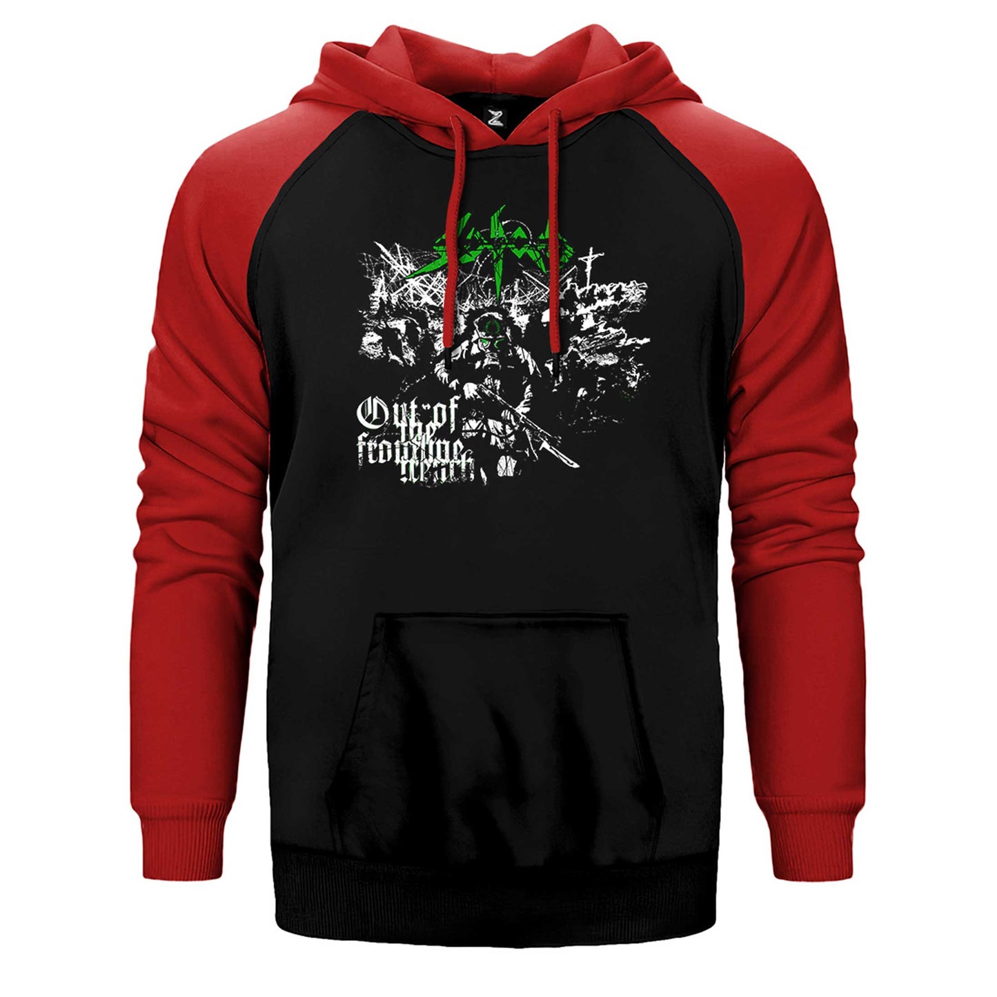 Sodom Out of The Frontline Trench Çift Renk Reglan Kol Sweatshirt / Hoodie