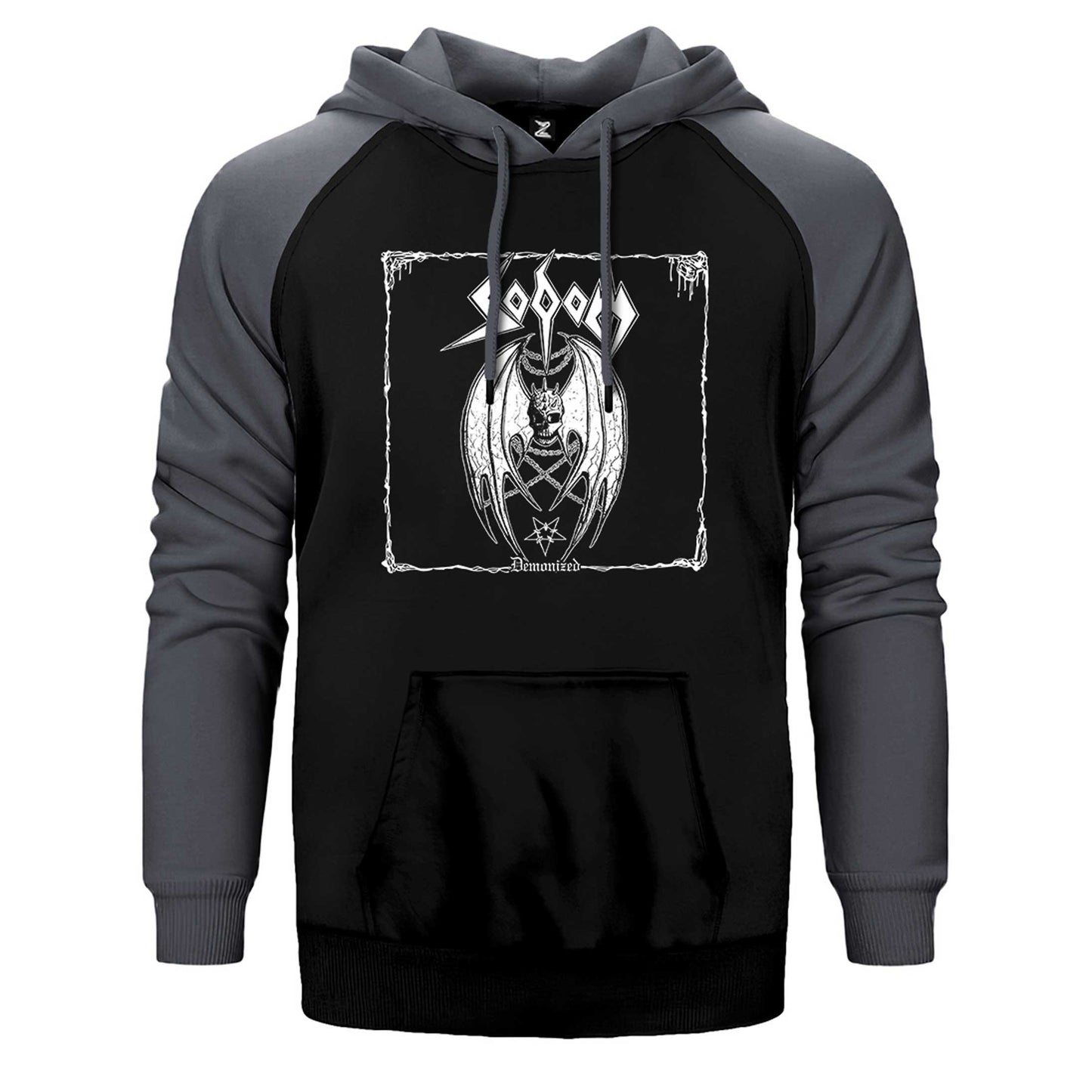 Sodom Demonized 2 Çift Renk Reglan Kol Sweatshirt / Hoodie