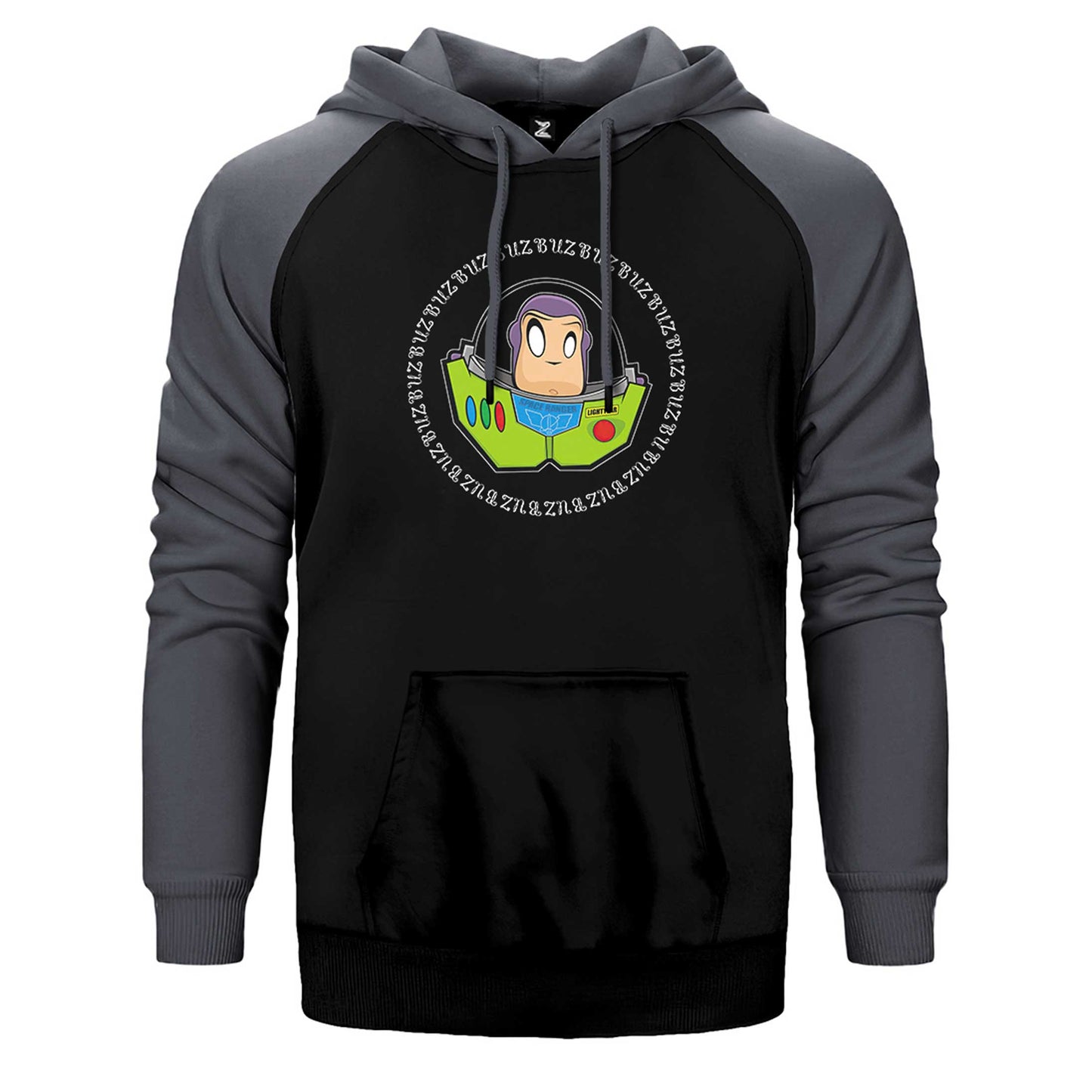 Buzz Lightyear Tiny Çift Renk Reglan Kol Sweatshirt / Hoodie