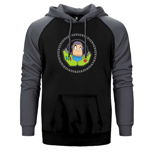 Buzz Lightyear Tiny Çift Renk Reglan Kol Sweatshirt / Hoodie