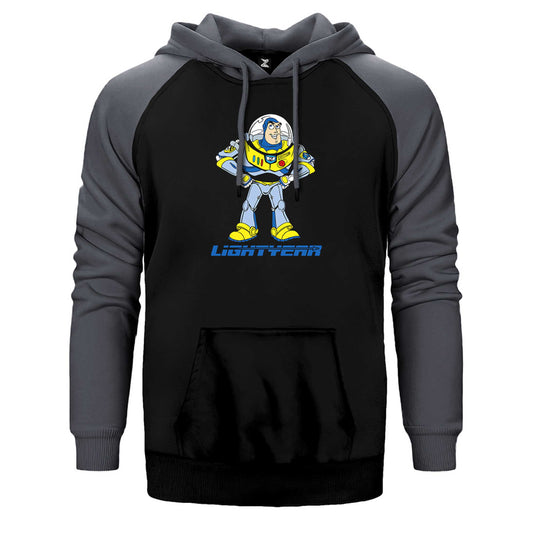 Buzz Lightyear Çift Renk Reglan Kol Sweatshirt / Hoodie