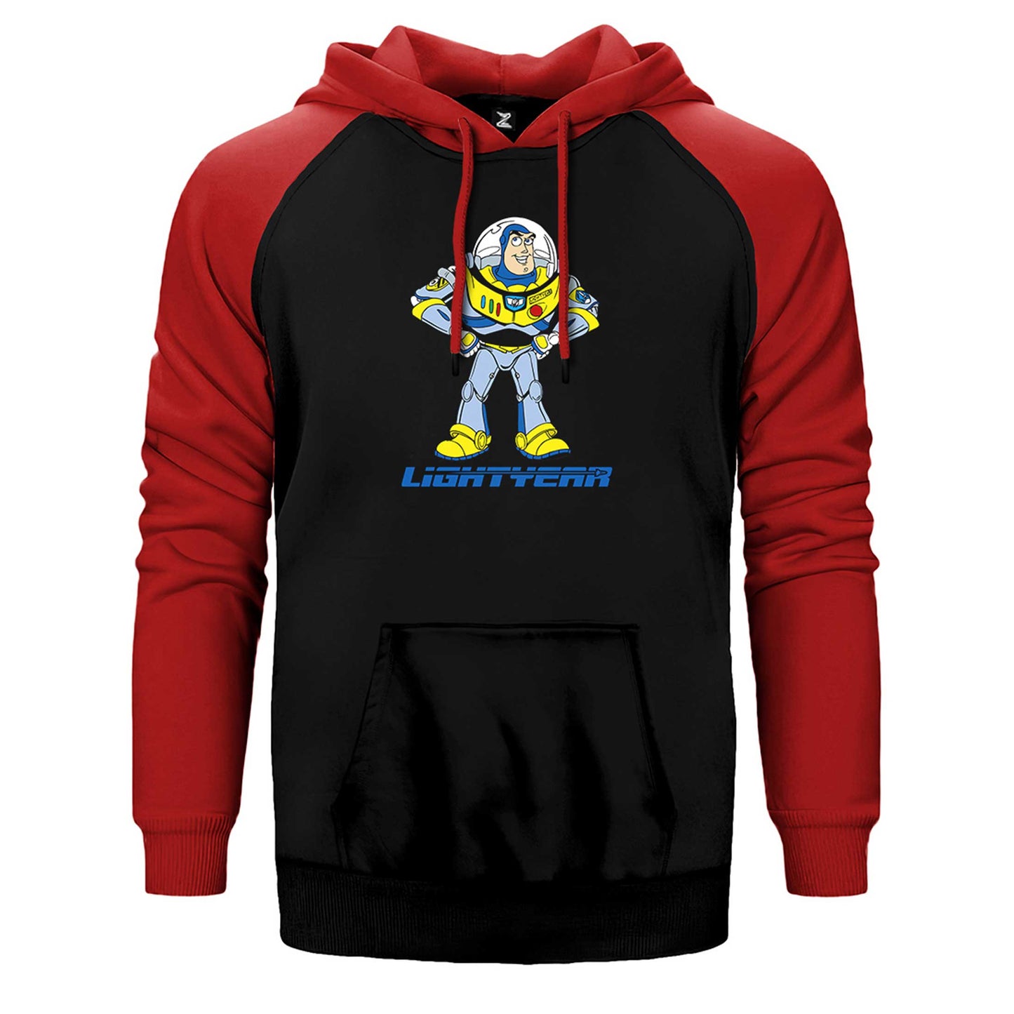 Buzz Lightyear Çift Renk Reglan Kol Sweatshirt / Hoodie