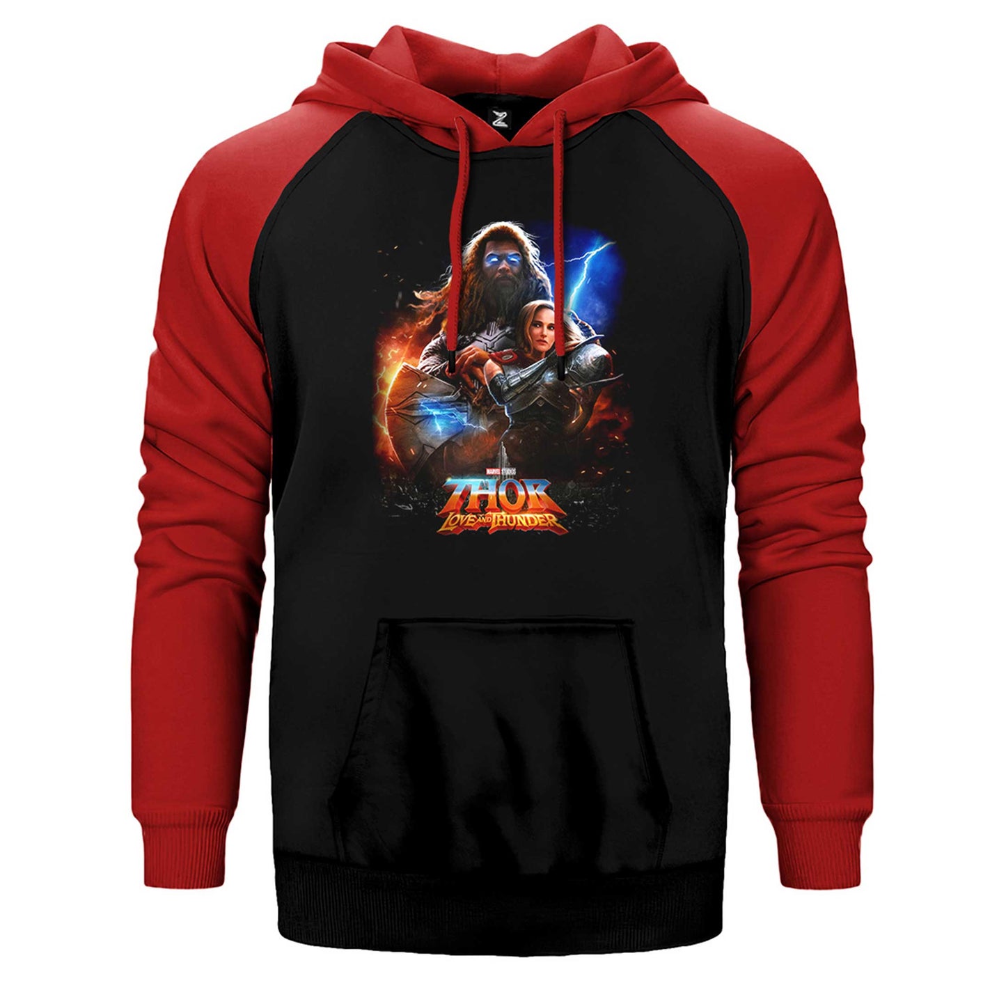 Thor Love And Thunder Lover Çift Renk Reglan Kol Sweatshirt / Hoodie