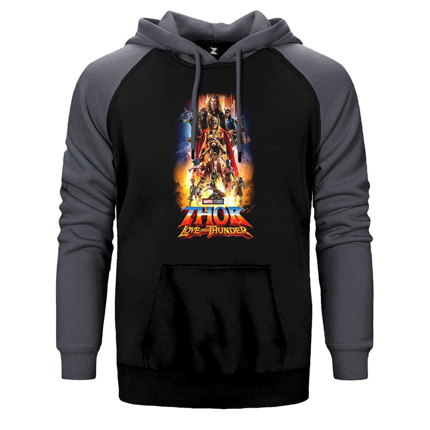 Thor Love And Thunder Team Çift Renk Reglan Kol Sweatshirt / Hoodie