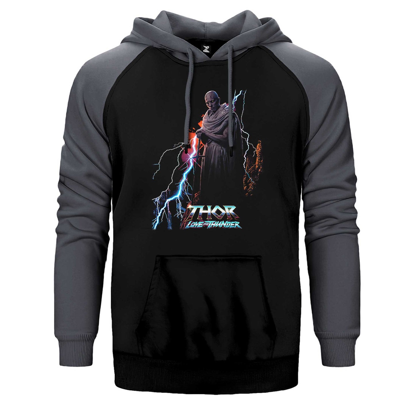 Thor Love And Thunder Gorr Çift Renk Reglan Kol Sweatshirt / Hoodie