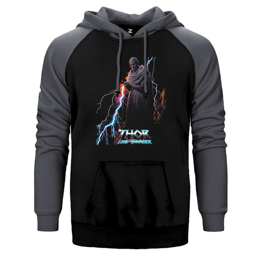 Thor Love And Thunder Gorr Çift Renk Reglan Kol Sweatshirt / Hoodie