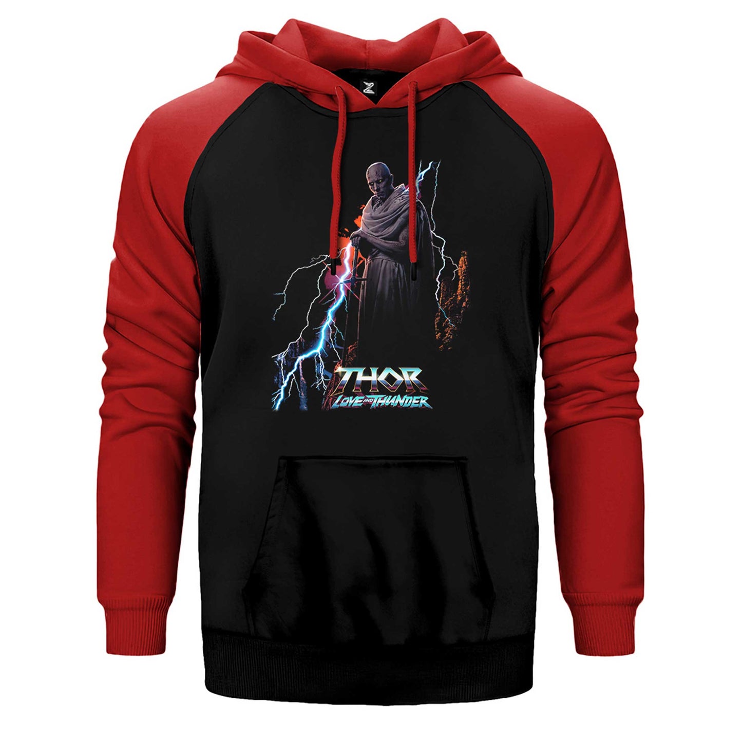 Thor Love And Thunder Gorr Çift Renk Reglan Kol Sweatshirt / Hoodie