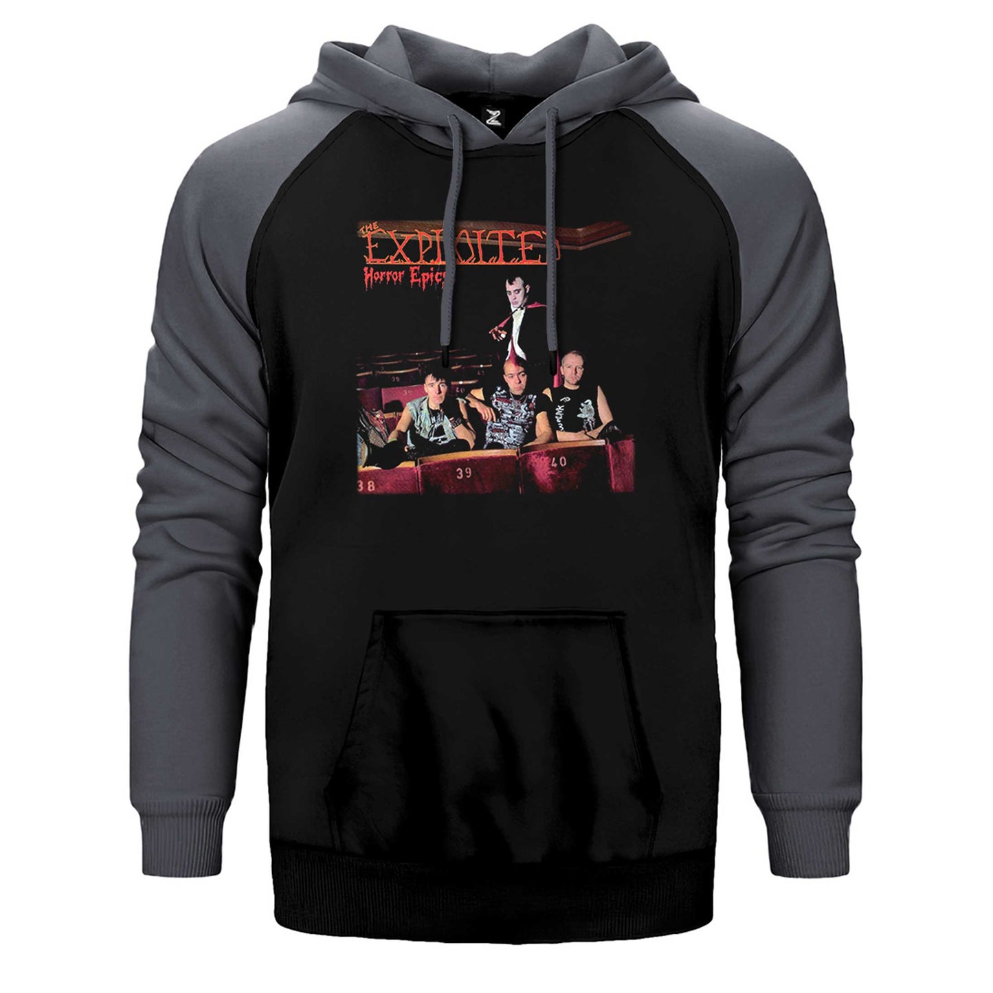 The Exploited Horror Epics Çift Renk Reglan Kol Sweatshirt / Hoodie