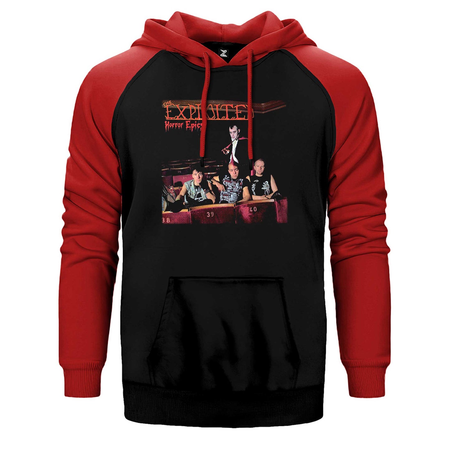 The Exploited Horror Epics Çift Renk Reglan Kol Sweatshirt / Hoodie