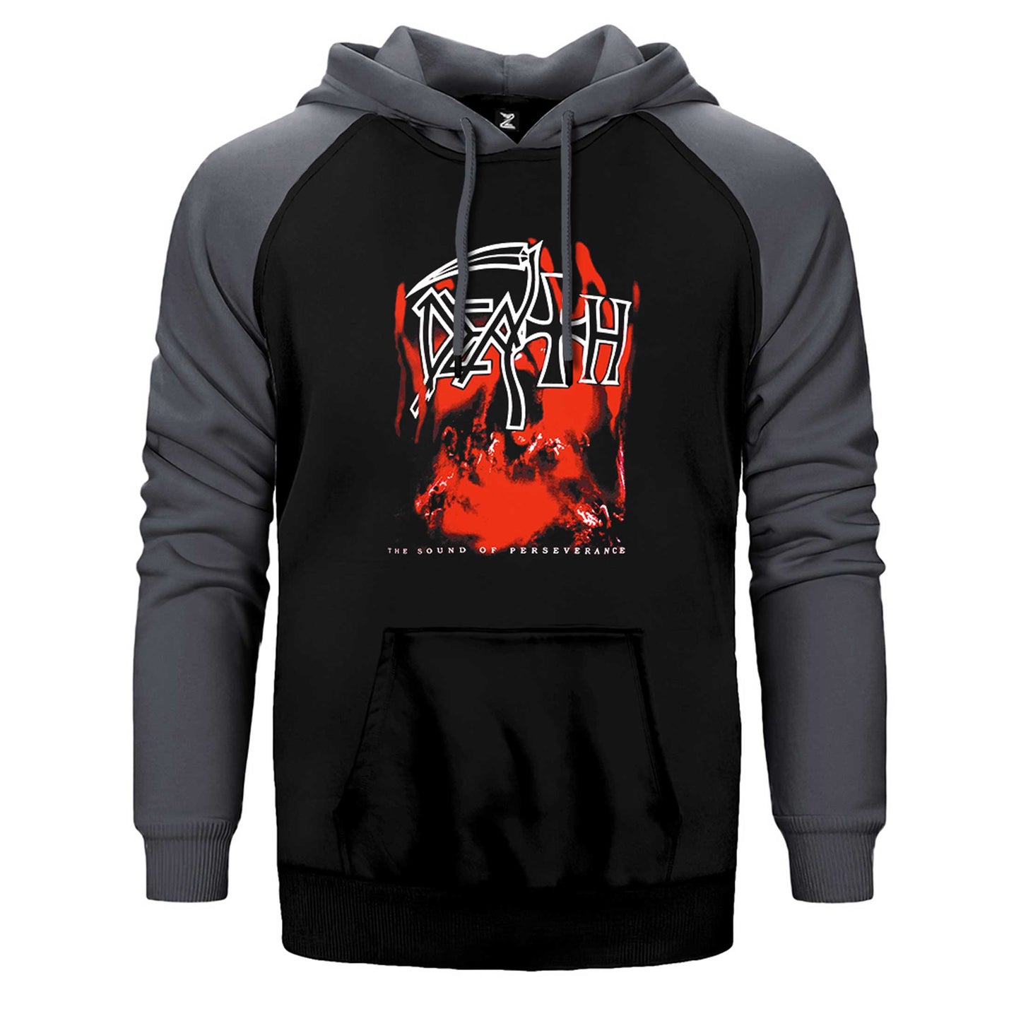 Death The Sound Of Perseverance Çift Renk Reglan Kol Sweatshirt / Hoodie