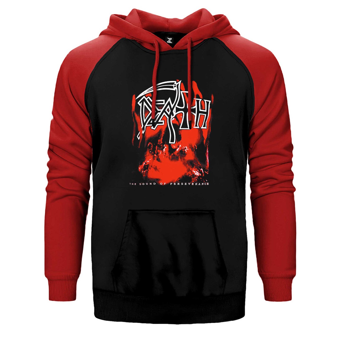 Death The Sound Of Perseverance Çift Renk Reglan Kol Sweatshirt / Hoodie