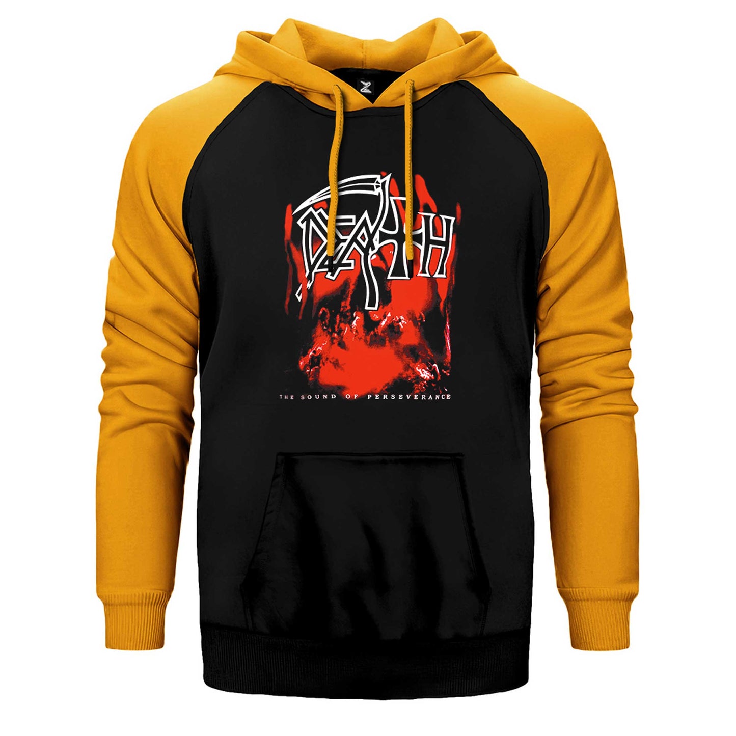 Death The Sound Of Perseverance Çift Renk Reglan Kol Sweatshirt / Hoodie
