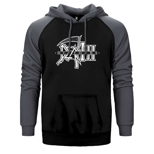 Death Dta Tours Çift Renk Reglan Kol Sweatshirt / Hoodie