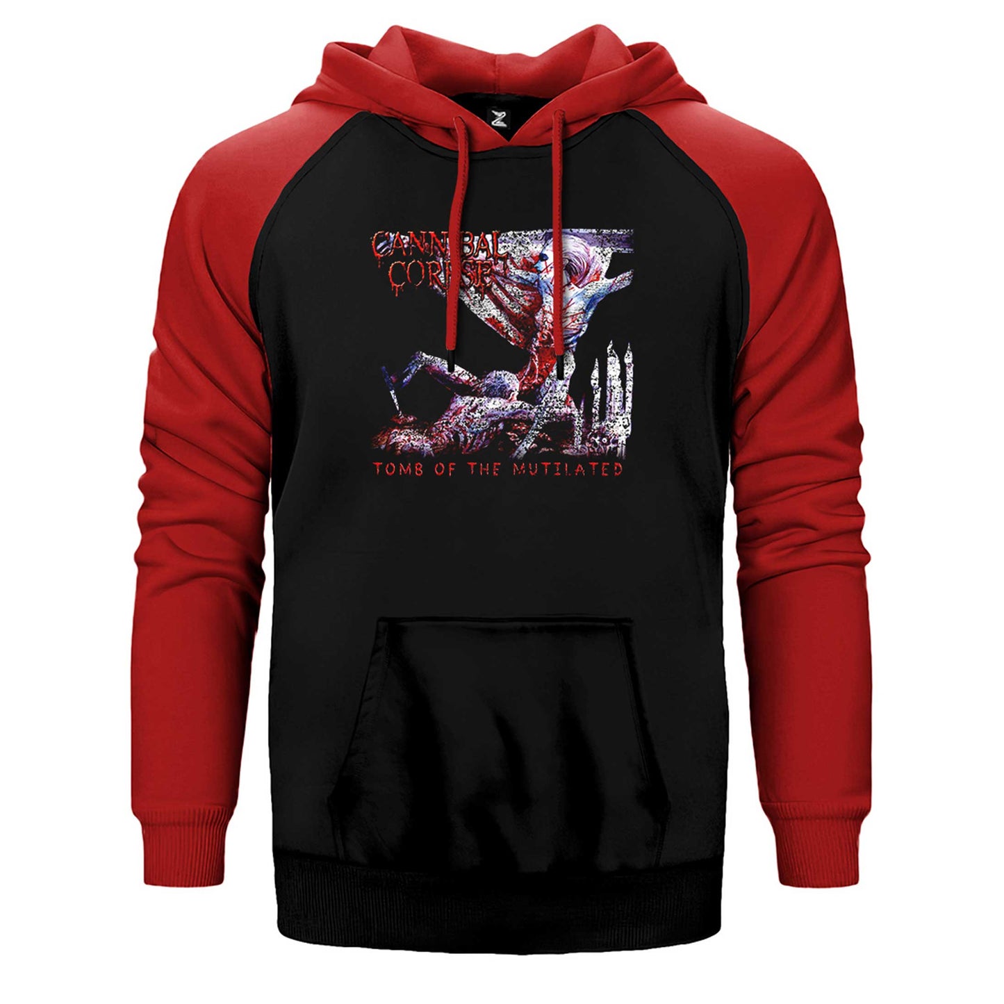 Cannibal Corpse Tomb Of The Mutilated Çift Renk Reglan Kol Sweatshirt / Hoodie