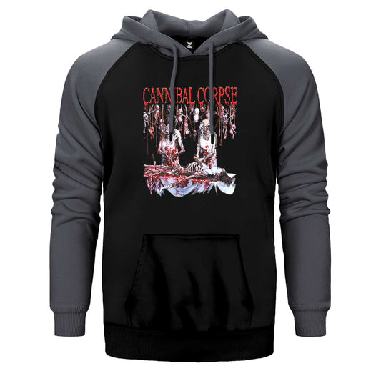 Cannibal Corpse Essential Çift Renk Reglan Kol Sweatshirt / Hoodie