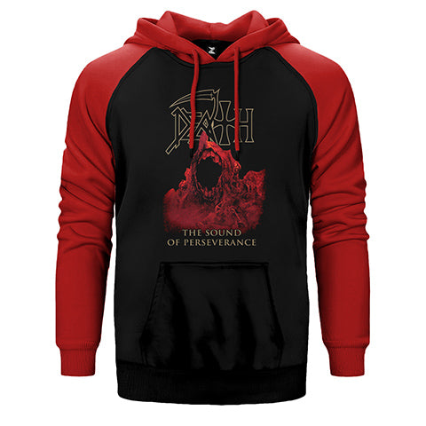 Death The Sound of Perseverance 2 Çift Renk Reglan Kol Sweatshirt / Hoodie