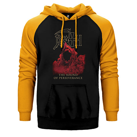 Death The Sound of Perseverance 2 Çift Renk Reglan Kol Sweatshirt / Hoodie