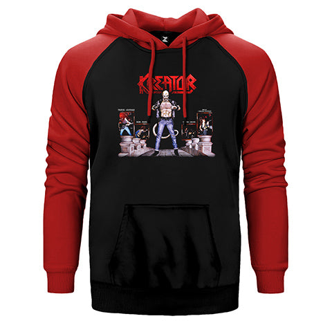 Kreator Terrible Certaint Çift Renk Reglan Kol Sweatshirt / Hoodie