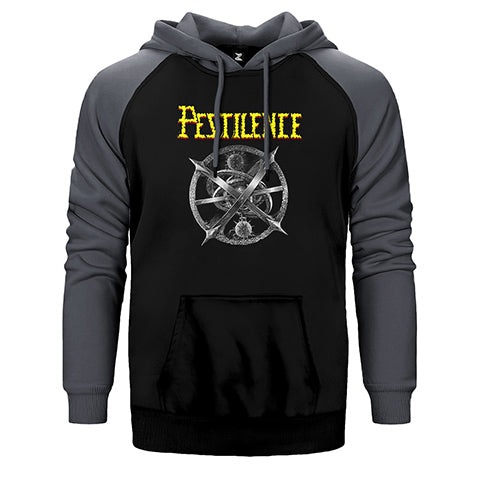 Pestilence Testimony Of The Ancients Çift Renk Reglan Kol Sweatshirt / Hoodie
