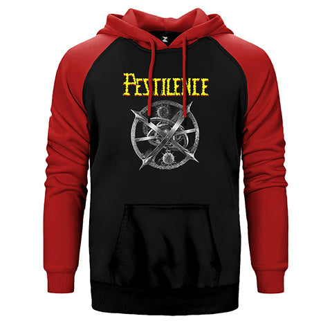 Pestilence Testimony Of The Ancients Çift Renk Reglan Kol Sweatshirt / Hoodie