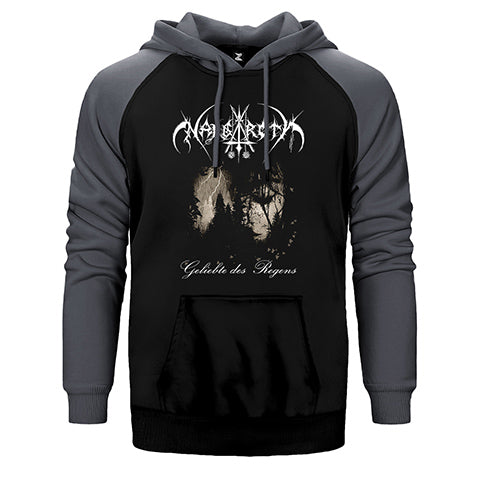 Nargaroth Geliebte Des Regens Çift Renk Reglan Kol Sweatshirt / Hoodie