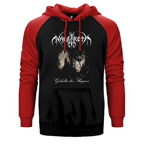 Nargaroth Geliebte Des Regens Çift Renk Reglan Kol Sweatshirt / Hoodie